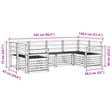 Sectional Sofa Set 6 pcs Natural 3375369