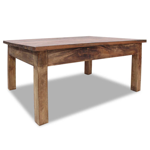 ZNTS Coffee Table Solid Reclaimed Wood 98x73x45 cm 244493