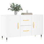 ZNTS Sideboard White 100x36x60 cm Engineered Wood 828148