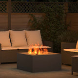 Fire Pit Black 80 x 80 x 40 cm Steel 858920