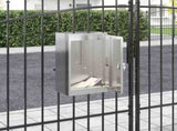 Mailbox with Storage Silver 30 x 20 x 55 cm Stainless Steel 874951