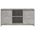 TV Cabinet Concrete Grey 102x37.5x52.5 cm Engineered Wood 809795