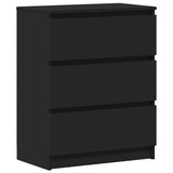 Sideboard Black 60x35x76 cm Engineered Wood 801383