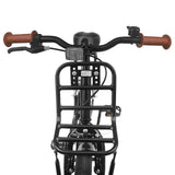 Kids Bike 22 Inches for 7-12 Years Old Black 42009258