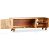 TV Cabinet Natural Mango Wood Solid Mango Wood 118 x 35 x 40 cm 245136