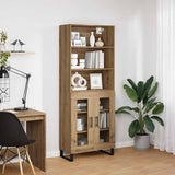 Highboard 2 pcs Artisan Oak Engineered Wood 3403190
