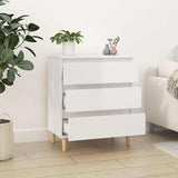 Sideboard High Gloss White 60x35x70 cm Engineered Wood 823042