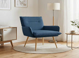 Armchair Blue Fabric 42047706