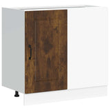 Kitchen Base Cabinet Kalmar Smoked Oak Engineered Wood 854323