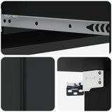Wall-Mounted Side Table Wall-mounted Black 87.5 x 34.5 x 17 cm 899176