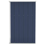 Wall-mounted Garden Shed Anthracite 118x100x178 cm Steel 316219