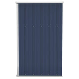 Wall-mounted Garden Shed Anthracite 118x100x178 cm Steel 316219