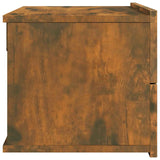 Bedside Cabinets 2 pcs Smoked Oak 40x30x30 cm Engineered Wood 815412