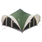 Tipi Tent with Roof Green 18-Person Polyester and Steel 42028619