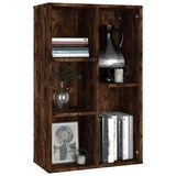 Book Cabinet/Sideboard Smoked Oak 50x25x80 cm Engineered Wood 826611