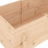 Garden Raised Bed 160x50x57 cm Solid Wood Pine 825219