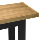 Desk NOAIN U-Shaped Legs 120x50x75 cm Solid Wood Pine 4100041
