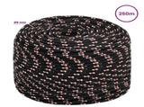 Multipurpose Utility Rope 8 mm 250 m Black and Red PP 3473082