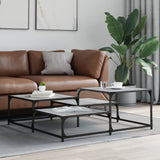 Coffee Table Grey Sonoma 107x107x40 cm Engineered Wood 837755