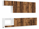 Kitchen Unit PORTO 8 pcs Old Wood Engineered Wood 3438171