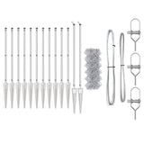 Welded Wire Fence with Spikes 25 x 0.6 m 3351219