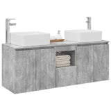 Bathroom Cabinet Set 3 pcs Concrete Grey 53 x 35 x 63 cm 3405660