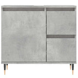 Bathroom Cabinet Concrete Grey 65x33x60 cm Engineered Wood 831600