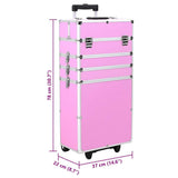 Make-up Trolley Aluminium Pink 91816