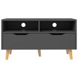 TV Cabinet Grey 90x40x48.5 cm Engineered Wood 326779