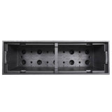 Planter with Removable Inner Anthracite 12 / 44 L PP Rattan 364687