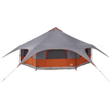 Family Tent Grey and Orange 18-Person 42017399