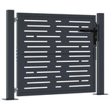 Garden Gate Anthracite 100x100 cm Steel Square Design 153191