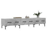 TV Cabinet Concrete Grey 150x36x30 cm Engineered Wood 829160