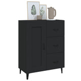 812232 Sideboard Black 69,5x34x90 cm Engineered Wood