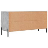TV Cabinet Concrete Grey 102x36x50 cm Engineered Wood 829048