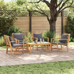 Garden Sofa Set Natural Solid teak wood 3356863