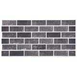 3D Wall Panels with Black & Grey Brick Design 10 pcs EPS 149582
