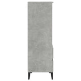 Highboard Concrete Grey 40x36x110 cm Engineered Wood 821248