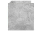 TV Cabinet 130 x 33 x 47 cm Concrete Grey Engineered Wood 8011174
