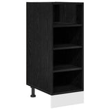 Kitchen Base Cabinet with Shelf Black oak 30 x 44.5 x 81.5 cm 876650