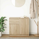 Sideboard with Drawer Sonoma Oak 71x35x65 cm Engineered Wood 861600