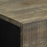 Bedside Cabinet Light Grey 50x33x60 cm Solid Wood Mango 4017800