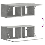 TV Cabinet Set Wall-mounted 6 pcs Concrete Grey Engineered Wood 3409063