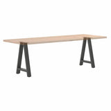 Dining Table Legs A-Shaped 2 pcs Anthracite 50x cm Steel 4012846