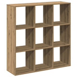 Room Divider Bookcase Artisan Oak 102x29x103.5 cm Engineered Wood 858047
