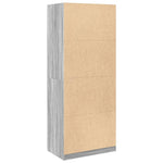 Wardrobe Grey Sonoma 80x50x200 cm Engineered Wood 3307797