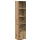 Bookcase Artisan Oak 31x24x127 cm Engineered Wood 860354