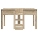 Bunk Bed for Kids Sonoma Oak 100 x 200 cm Engineered wood 3410501