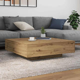 Coffee Table Artisan Oak 100 x 100 x 31 cm Engineered Wood 863007