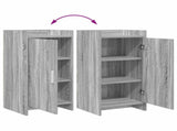 Sideboard Grey Sonoma 40 x 36 x 80 cm Engineered Wood 8011056